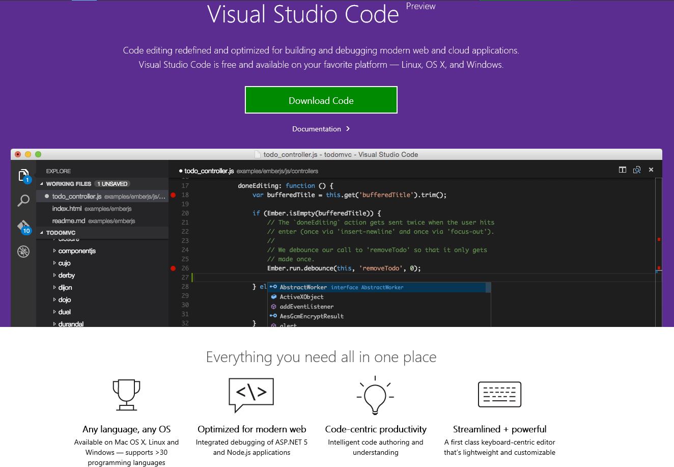 Microsoft Visual Studio Code for Your Platform #Linux #OSx #Windows | Cloud  and Datacenter Management Blog