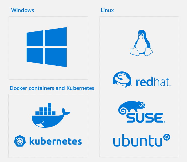 Linux containers. SQL 2019 Box.